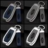 Car Sticker Hot For Ford New 3 Button Leather Car Remote Key Case Cover Shell Protection Bag For Ford Figo Mondeo 5 Ecosport Pum