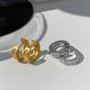 Versatile Earrings Women's Niche Design High-end Light Luxury Unique Gold Earrings, Plain Earrings, Men's Ear Buckles 2026