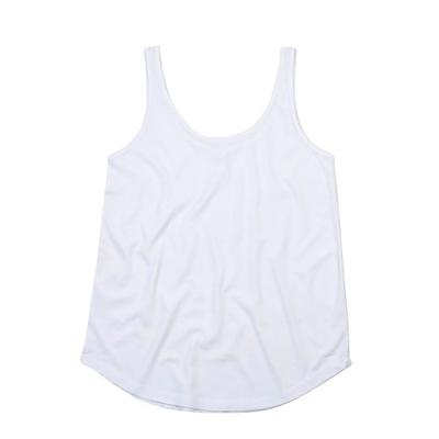 Womens/Ladies Loose Fit Sleeveless Vest Top