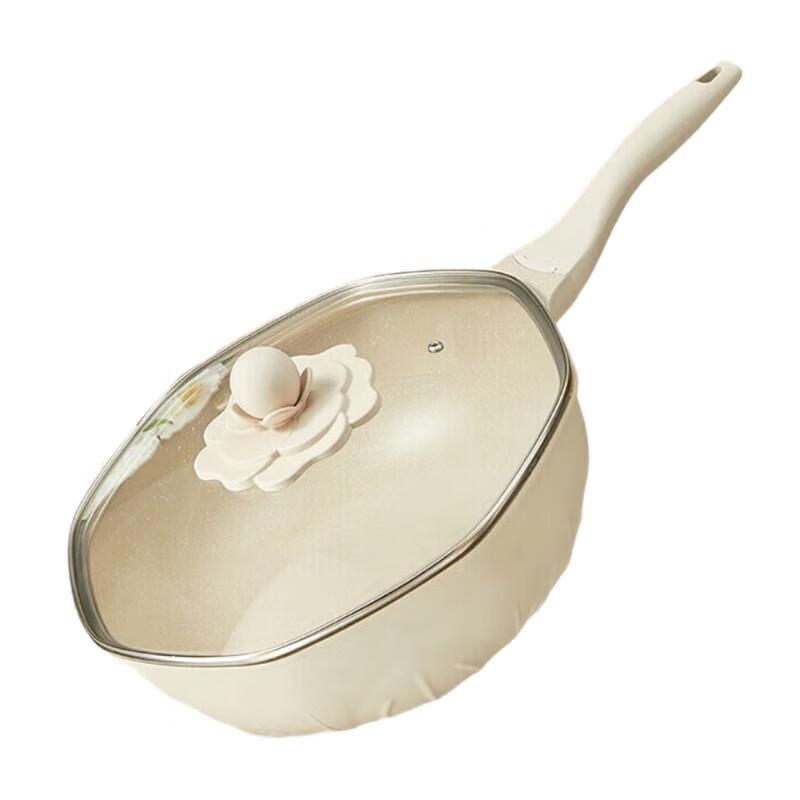 Wenlunshan 32cm Enamel Cast Iron Casserole Pot