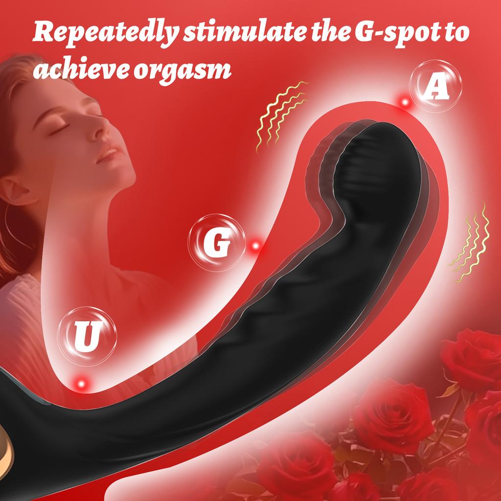 Prostate Massager for Men Rechargeable Waterproof Vibrating Anal Butt Plug Male Sex Toys