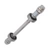 Durable Length 140mm 180mm Bike Wheel Hub Axle 6000 Bearing Sliver Solid Shaft Lever Metal Front Rear Hub Axle Bike Repair