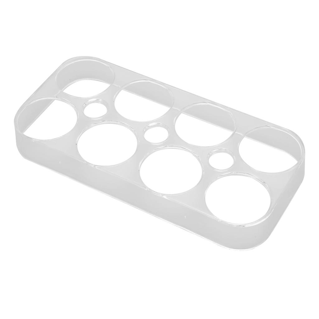 2 ks 8 přihrádek Podnos na vejce do lednice Samostatné přihrádky Průhledný držák na vejce Nádoba na vejce do kuchyňské skříňky