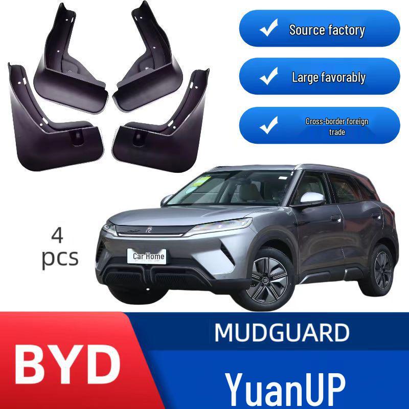 Punch-Free Mudguards for BYD Yuan UP - High Fit, Easy Install, Ideal for International Sales
