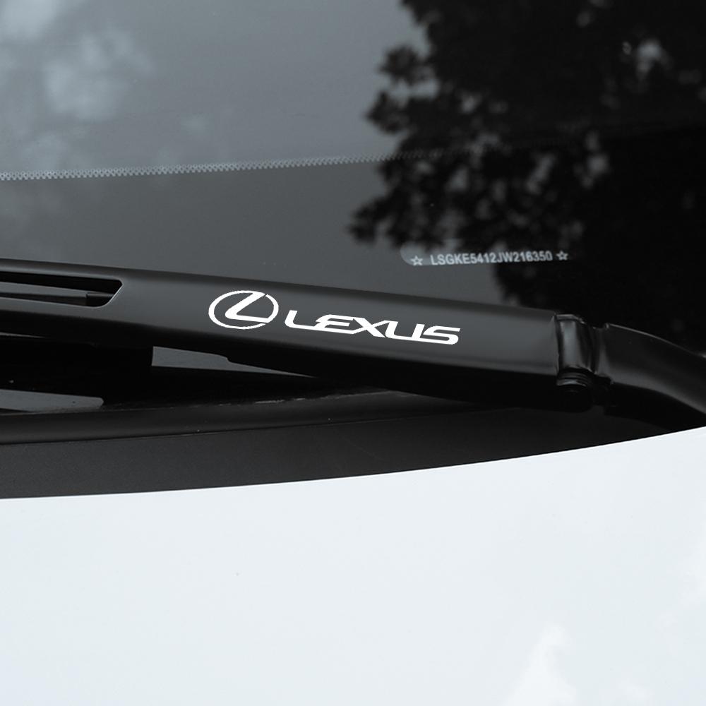 Innenaufkleber 4 Stück Auto-Scheibenwischer Reflektierende Aufkleber Karosserie Türgriff Wasserdichte Aufkleber für Lexus CT200h Fsport ES LS IS G