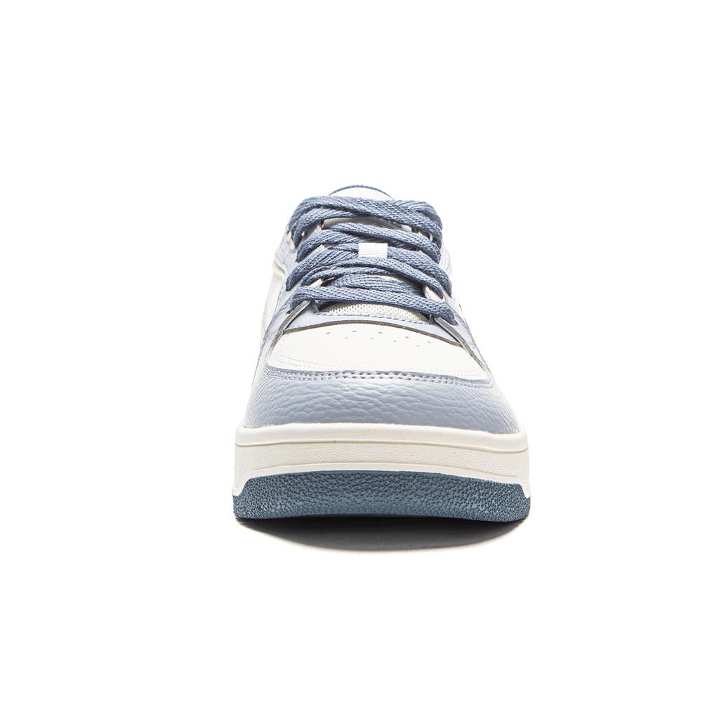 new LiNing Tianji Soft Slip Resistant Abrasion Resistant Shock Absorbers Low Top Skateboard Shoes Men's White Blue