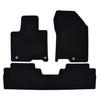 Floor Mats - Hyundai - Santa Fe - 2018-2020 - 4 Pieces - Waterproof Velour - Non-slip