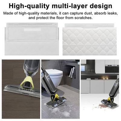 Disposable Mop Pads Soft Non-Scratch Super Absorbent Floor Cleaning Pads for Shark Vacmop VM252/VM250/VM200/VM190/VC205
