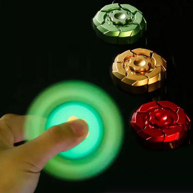 Edc Fidget Sliders Open Armor Spinning Top Fidget Toys Stress Relief For Adults Magnetic Finger Spinner Anti Stress Toys