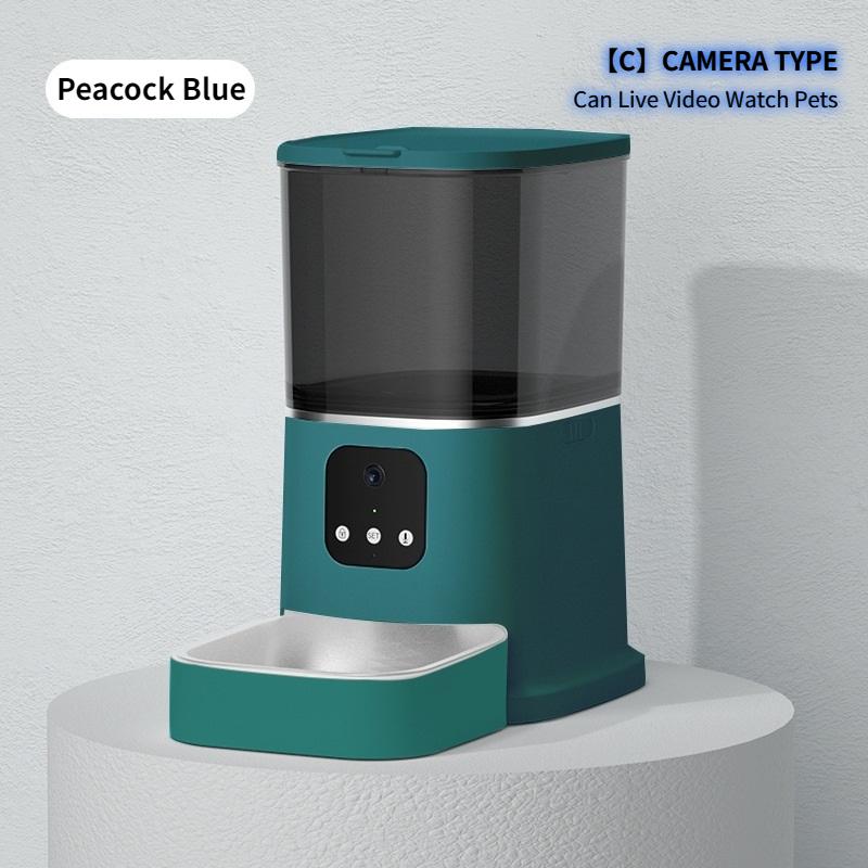 Automatic Pet Feeder with Smart Timing Controller, Cat and Dog Bowl Food Dispenser
