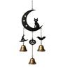 Pumpkin Halloween Hanging Bell Ornaments Spider Decorative Wind Chime  Outdoor Decor