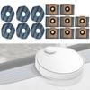 Fiber Replacement Accessories Suitable For X10 Omni Robot Vacuum Refill Includes 6 Mop Cloths And 8 Dust Collection Bags