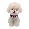 Wool Felt Handmade Kit Dog Mascot for Beginners Needle Felt DIY Craft Set (White)