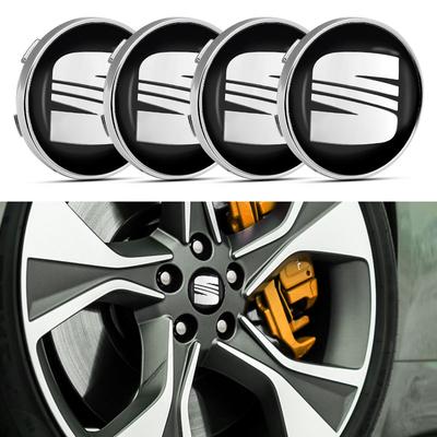 Hot New 56/60mm Car Wheel Center Hub Caps Protector Cover Car Accessories For Ibiza Leon Arona Ateca Tarraco Alhambra Cupra