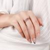 BELLA BOX Opening Resizable Rings For Women Zircon Engagement Party Fine Jewelry Gift