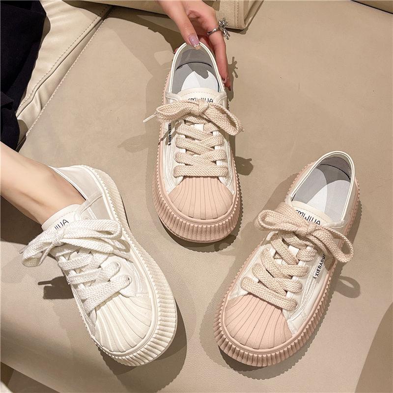 Женские туфли в форме печенья на толстой подошве — фото 5