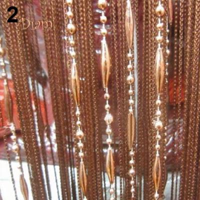 Lachepper Teardrop Beaded String Door Curtain Divider Room Window DIY Tassel Drape Decor