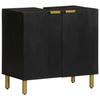 VidaXL Bathroom Vanity Unit Black Engineered Wood, Bathroom Sink Cabinet, Bathroom Furniture, 4017667