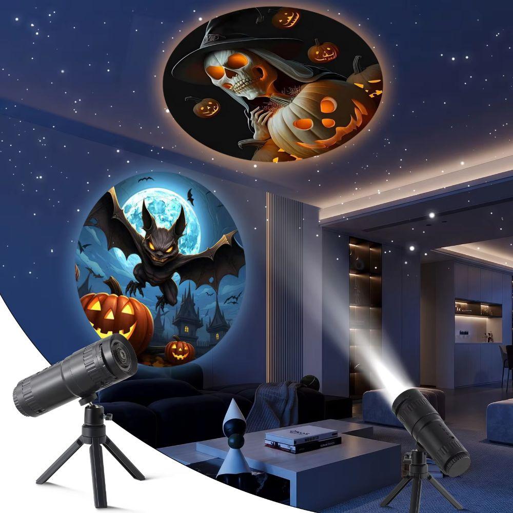 Creative Projector Lamp USB Powered Astronomical Telescope Shaped Light Holiday Themed Gatherings
