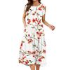 Women's One-piece Short Sleeve Flared Sleeve Loose Casual Floral Print Round Neck Dress