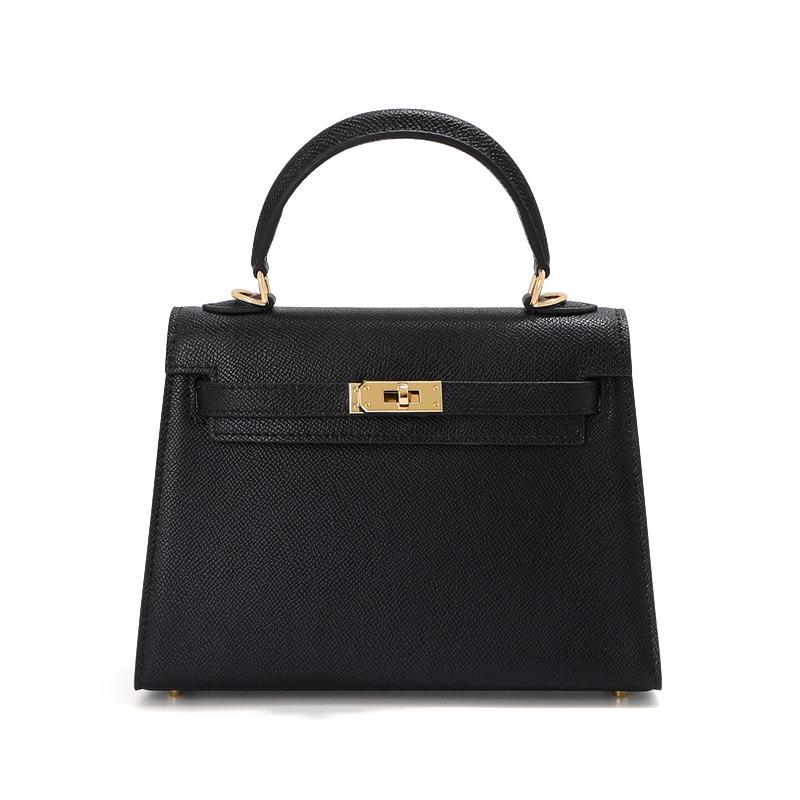 The second generation KL messenger bag light luxury cowhide high-end leather women's commuting versatile fashion shoulder handbag bag