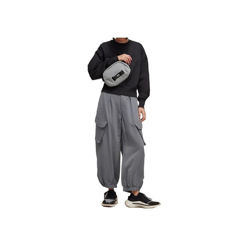 Y-3 SS23 Unisex Solid Sweatshirt Black H44791