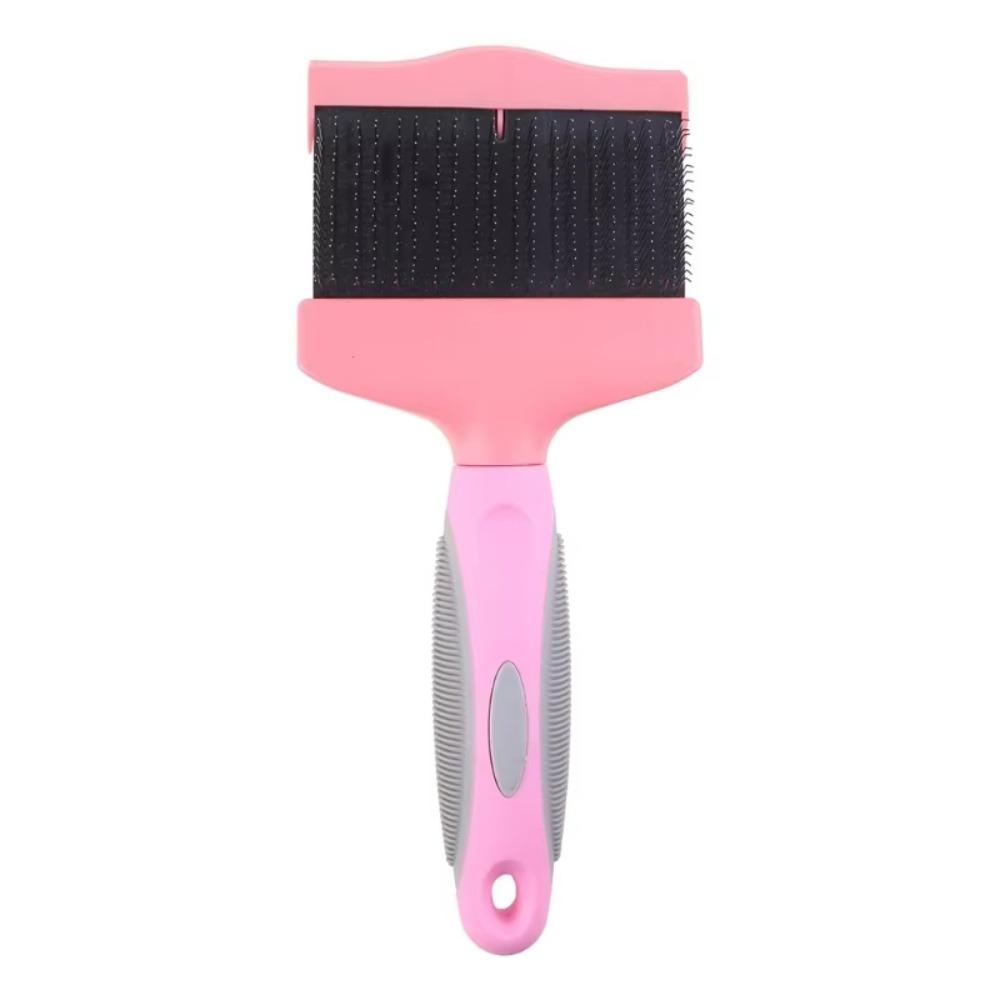 Stainless Steel Pet Hair Brush Double Sided Pet Hair Cleaning Comb Pet Hair Detangling Comb  Cats
