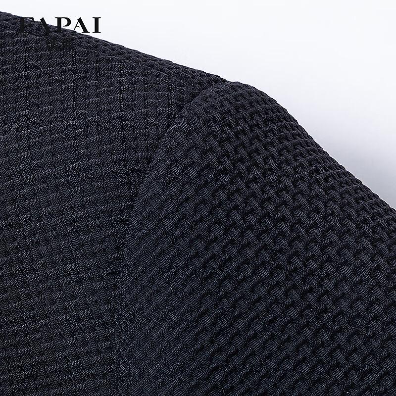 FAPAI Men's Waffle Knit Casual Blazer