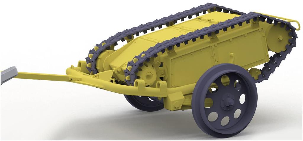 Freedom Modellbausatz 1/16 Maßstab Deutscher Sd.Kfz.302 Goliath Leichter Sprengstoff-Transportwagen und Anhänger-Set, Plastikmodellbausatz FRE16003, Farbig gegossen