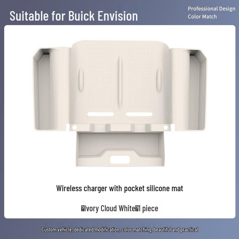 Anti-slip Silicone Protective Pad for Buick Envision Console Wireless Charger