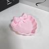 Elegant Heart Shape Jewelry Tray With Pink Bowknot Decoration For Earrings Rings And Necklaces Organizers