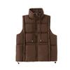New down cotton vest women's coat autumn and winter fashion warm cotton-padded jacket vest vest jacket