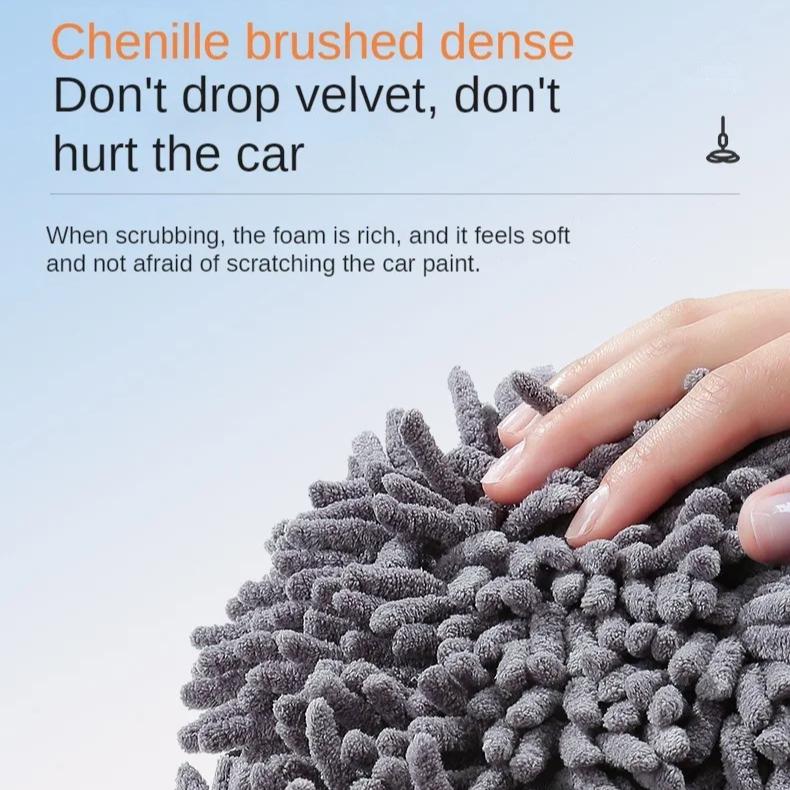 Mop Spălător Auto Mop Spumă Perie Spălare Cap Dublu Perie Curățare Acoperiș Geam Întreținere Mop Telescopic cu Trei Secțiuni Accesorii Auto