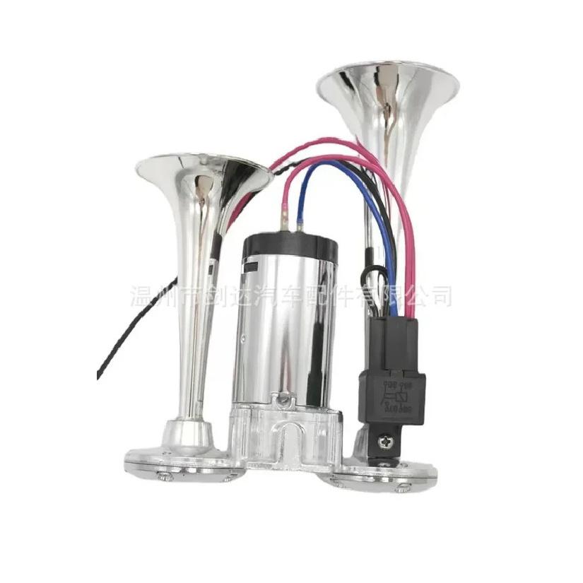 Good One-piece Electric Air Horn 12V 24v Super Loud 135dB Modified Car Universal for Cars and Trucks