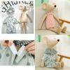 Xinlai Direct Sale Ins Dressing Couple Plush Toy Cute Belly Mouse Doll Girly Mouse Doll