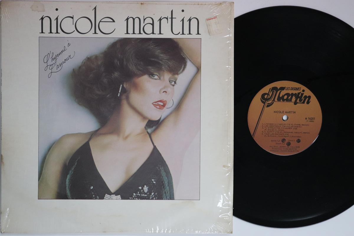 

LP Record NICOLE MARTIN Lhymne A Lamour M16201 LES DISQUES MA 1976 Canada Rock Used