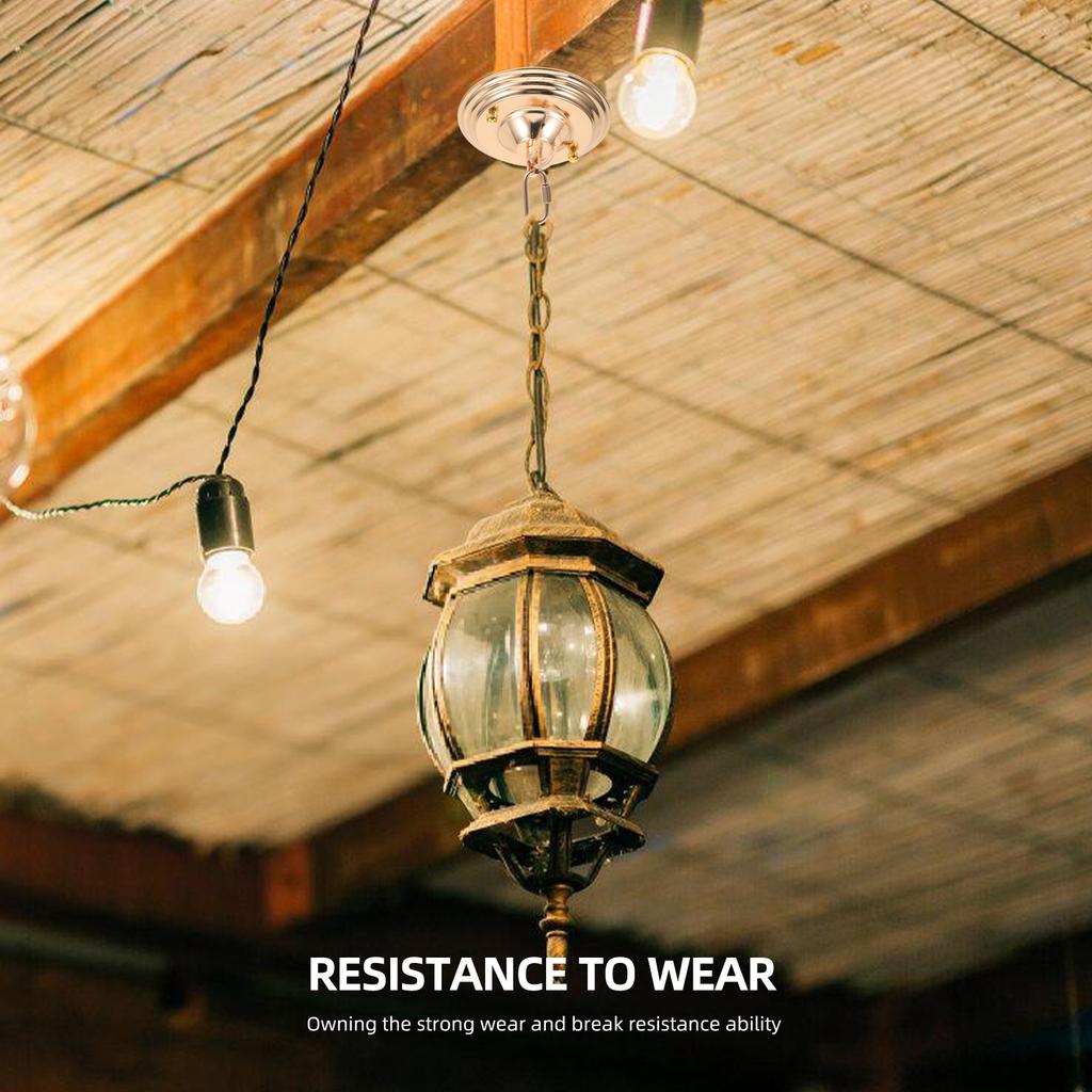 Premium Iron Ceiling Light Mounting Plate Stable Heavy Duty Canopy for Pendant Lights Home Restaurant Bar Living Room Use