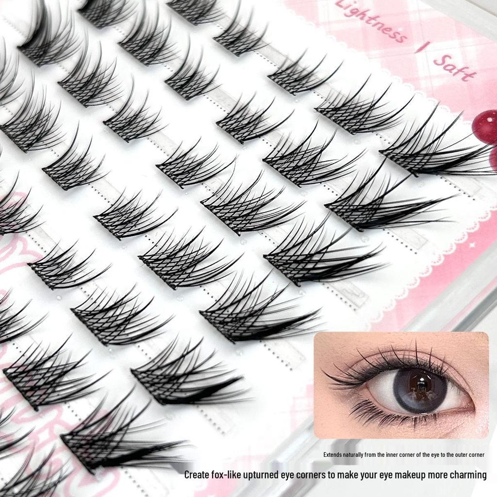 Su Daji Slanted Flying Glue-Free Large-Capacity Fox-Like Faux Eyelashes