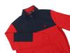 POLO RALPH LAUREN Jersey Pullover Size Red Men's Half-Zip Jacket, L, (Product Code 0101931)