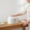 Dustproof Bread Box Retro Aesthetic Countertop Breadbox for Desk