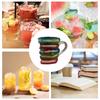 Novelty Coffee Cup Vintage 3D Painted Book Design Glass Water Drinking Cups Kitchen Accessory Ergonomic Handle Drinkware Mugs