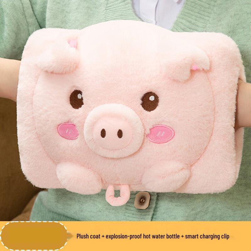 Ailan Huijia WJ Rechargeable Cartoon Plush Hot Water Bottle Hand Warmer