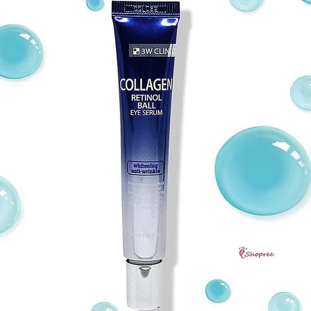 Eye Serum, Cream Care for 40s, Rolling Collagen for 50s, Eye Area 30ml, Massage Ball UVW669