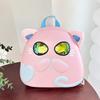 Stylish And Lightweight Childrens Backpack With Charming Cat Image Ideal Preschool For