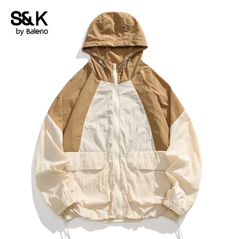 Baleno S&K Series Unisex UPF50+ Hooded Sun Protection Jacket M