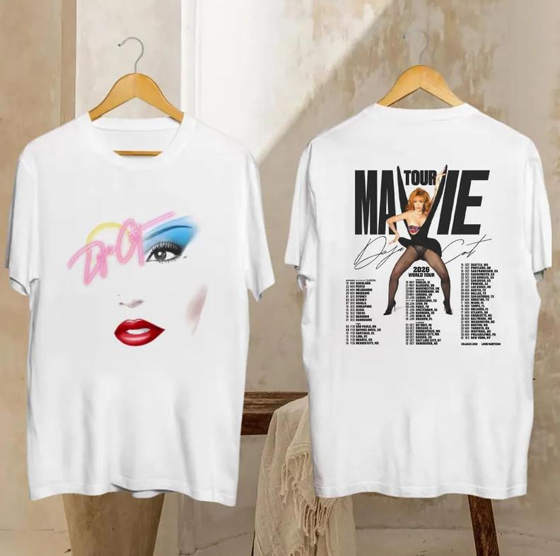 

Doja Cat Ma Vie World Tour 2026 TShirt | Rap Music Fan Gift Tee Unisex T-Shirt XL