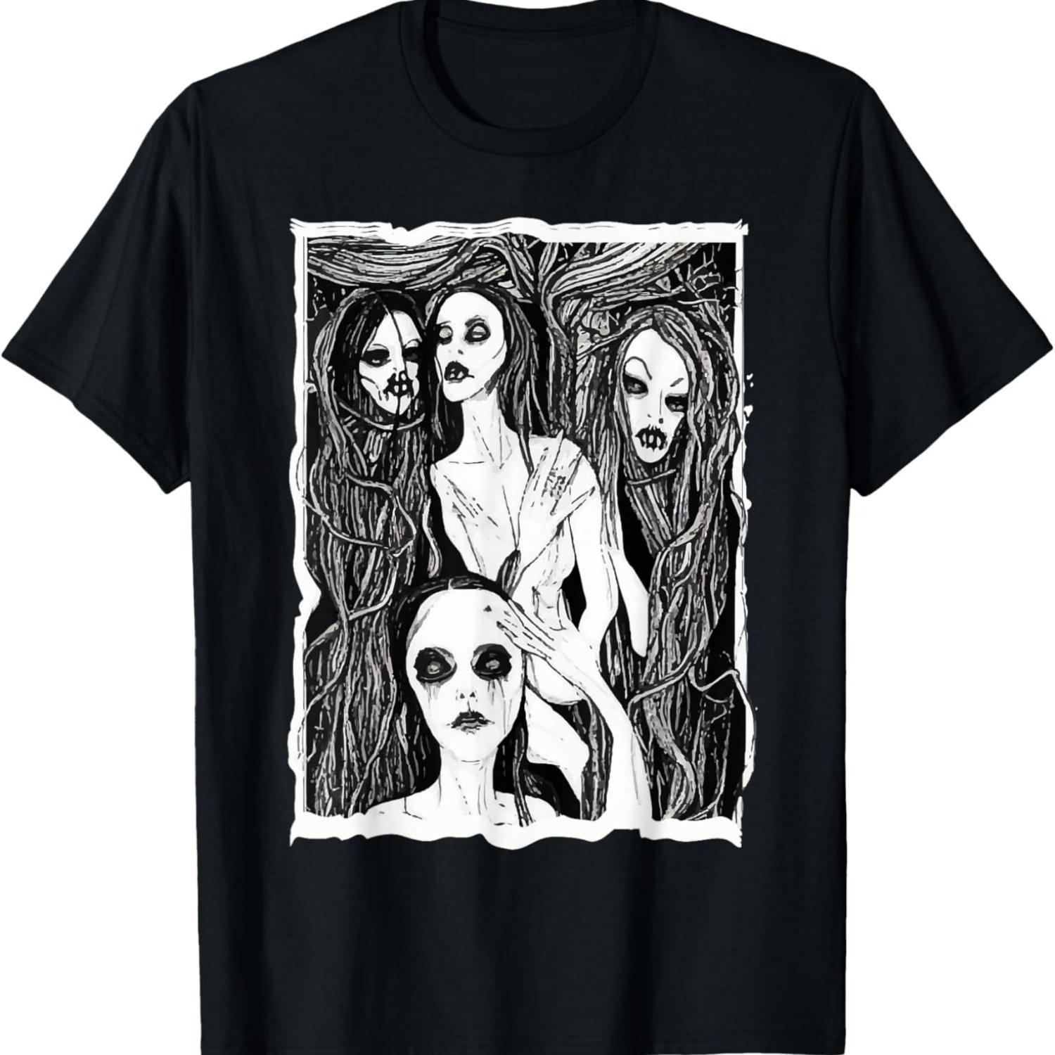 

Goth Aesthetic Grunge Occult Emo Satanic Dark Fantasy T-Shirt XXXXXL чорний