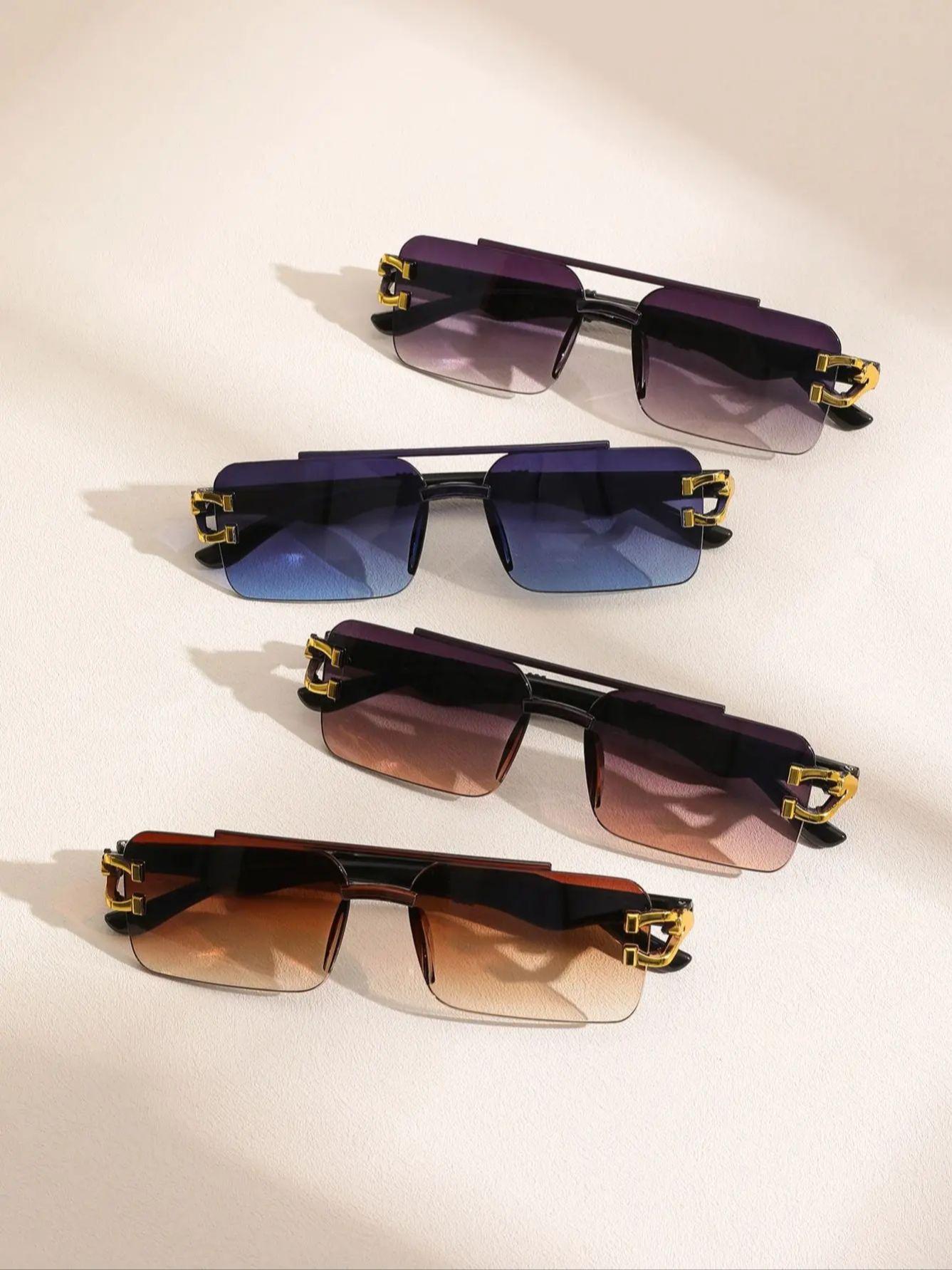 

4PCS Fashionable Horse Year Eyeglasses Trendy Design with Horse Embellished Temple Arms Ideal for Gifting And Daily Wear