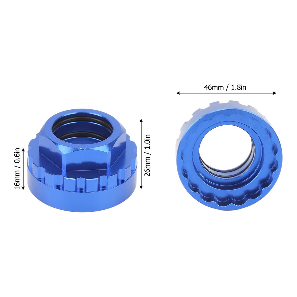 Aluminum Alloy 12 Speed Direct Mount Chainring Lock Ring Removal Installation Tool for Mountain Bike M7100 M8100 M9100