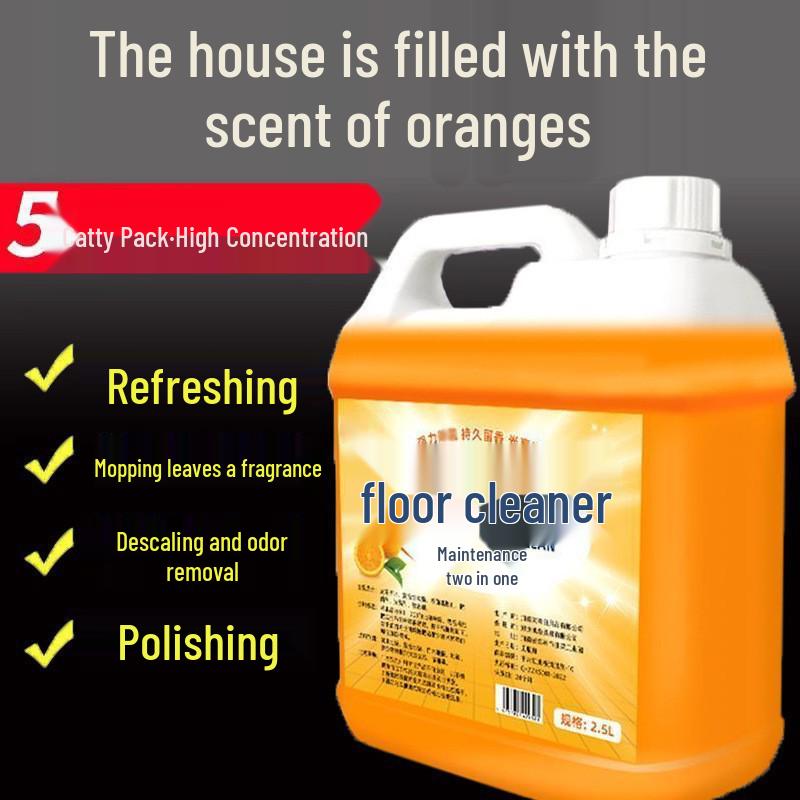 High-Concentration Floor Cleaner with Long-Lasting Floral Scent, Ideal for Home and Hotel Tile Cleaning